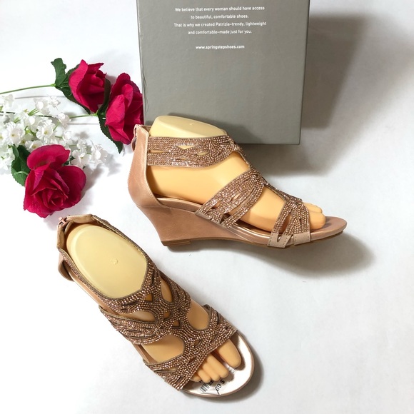 patrizia sparkling wedge sandal